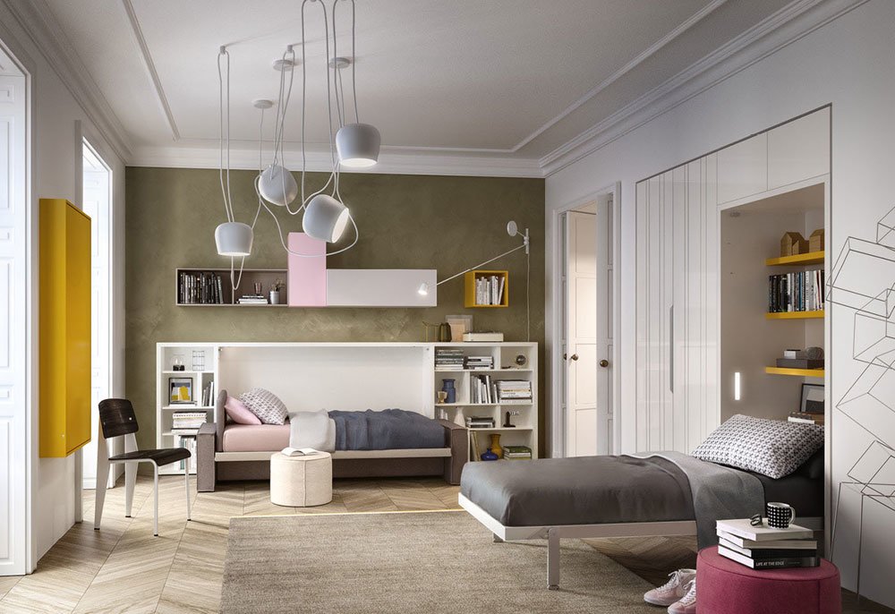 Camerette moderne e funzionali per bambini e ragazzi: configurazioni, tipologie, colori 2 come arredare una cameretta
