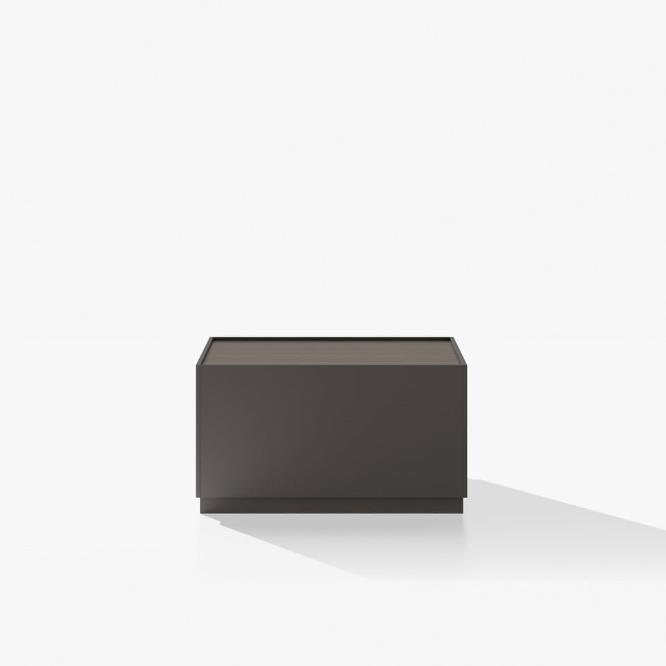 Contenitore notte Code Poliform vista frontale in ambiente moderno