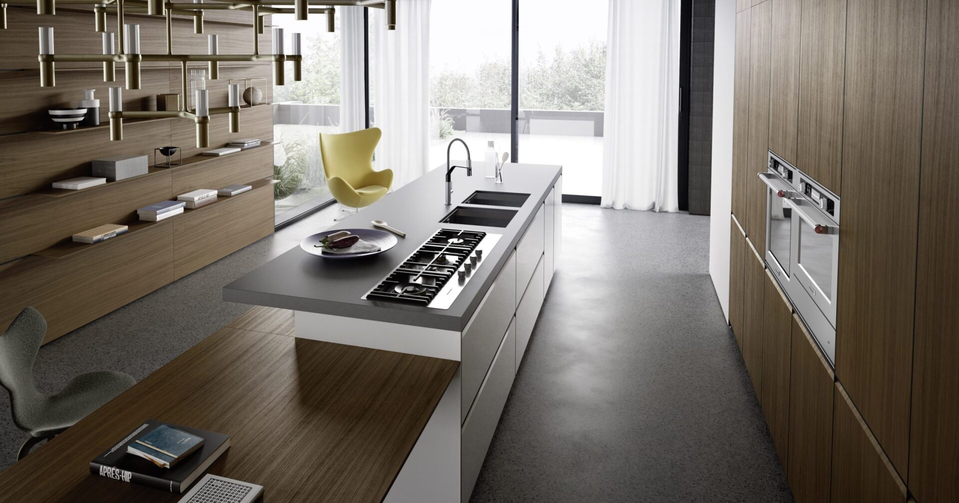 Profilo in metallo infilata vista dall'alto