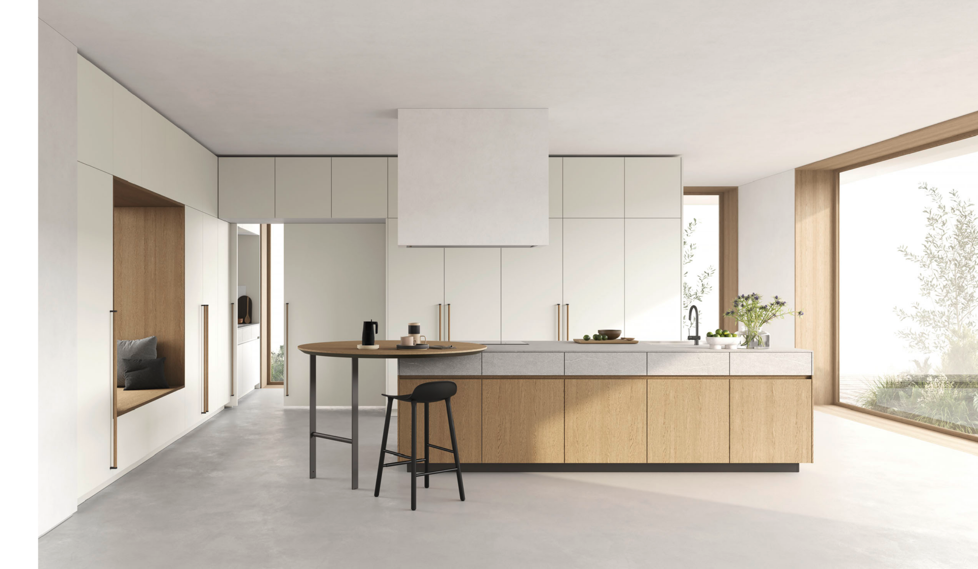 Immagine ambientata della cucina M2 Petra in ambiente moderno