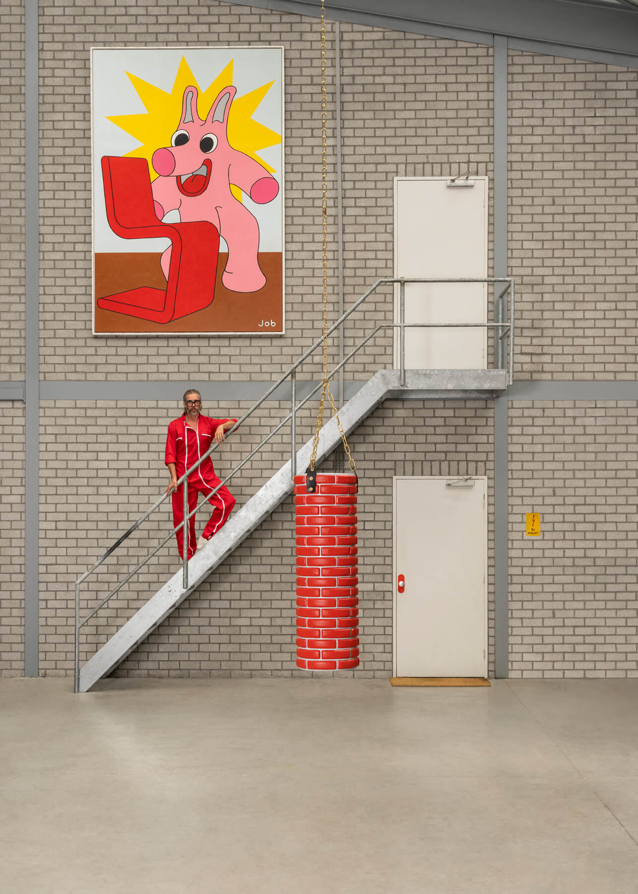 Punch a Wall Gufram vista laterale e texture