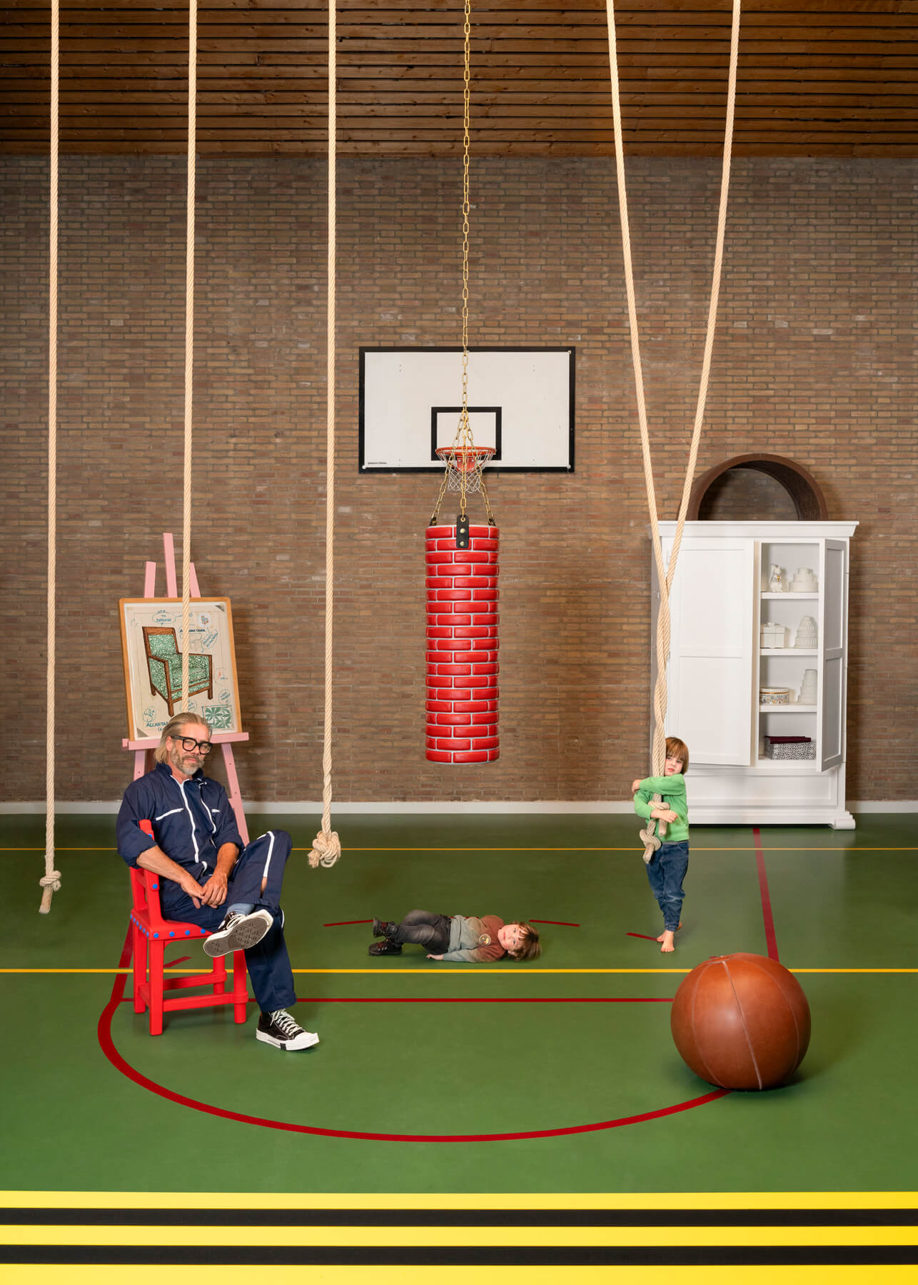 Punch a Wall Gufram ambientazione d'uso