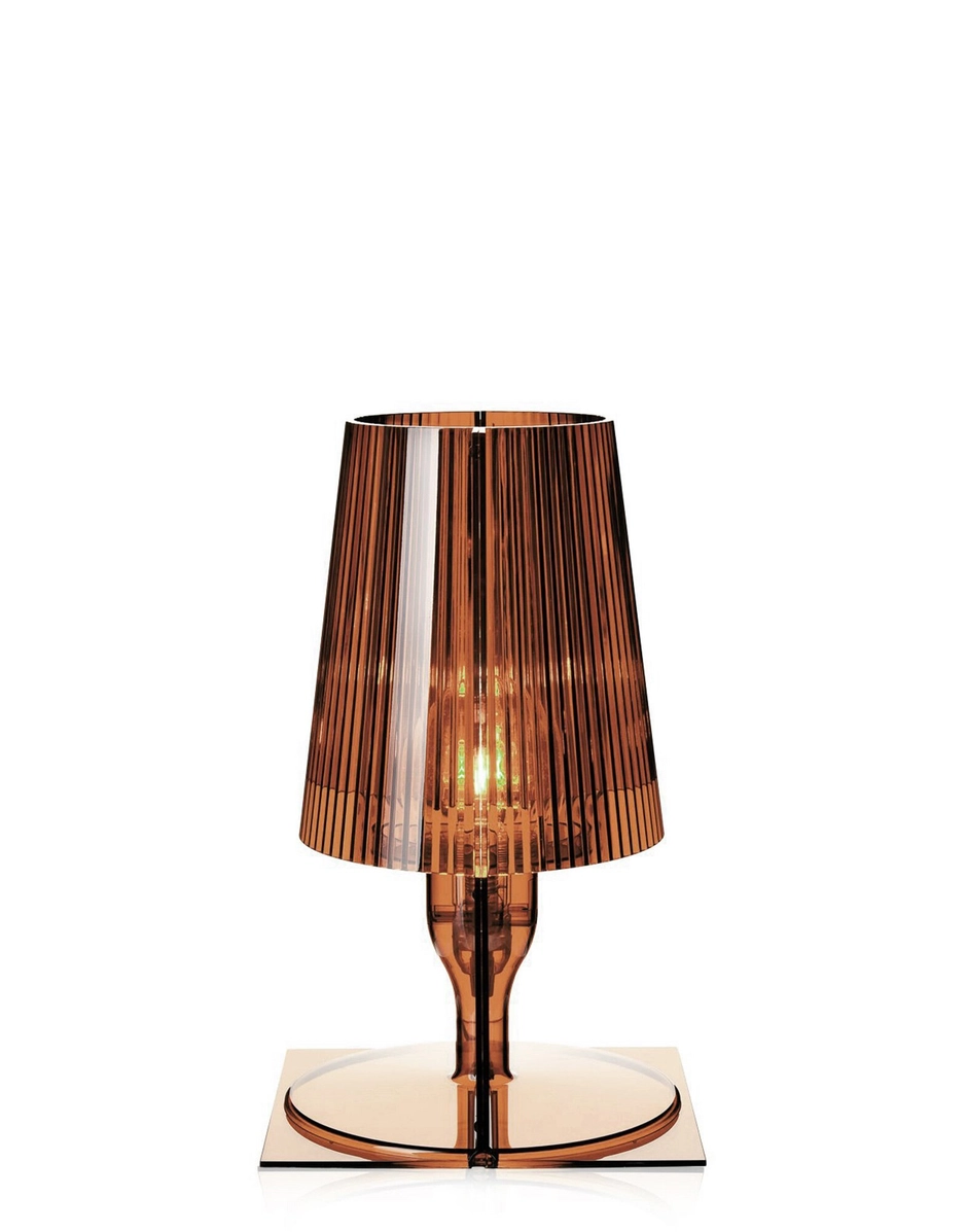 Dettaglio diffusore plissettato lampada da tavolo Take Kartell