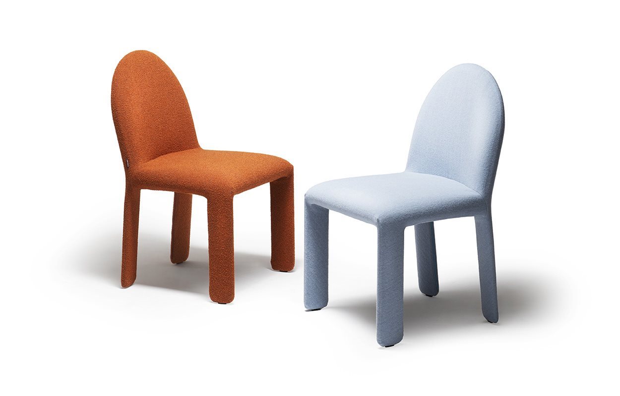 Sedia Nellee Zanotta vista laterale