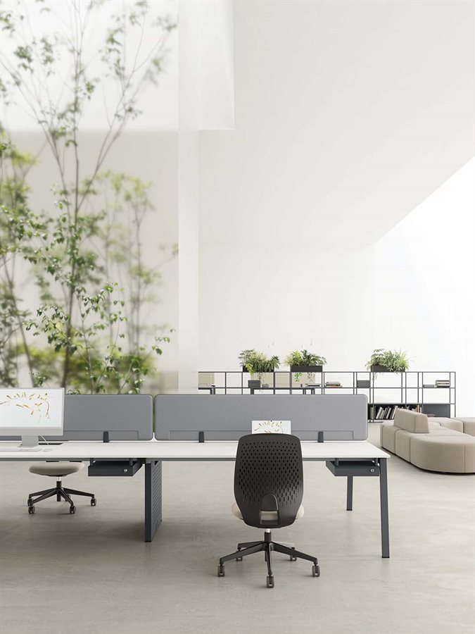 Scrivania DVO DV802-PAG A vista laterale