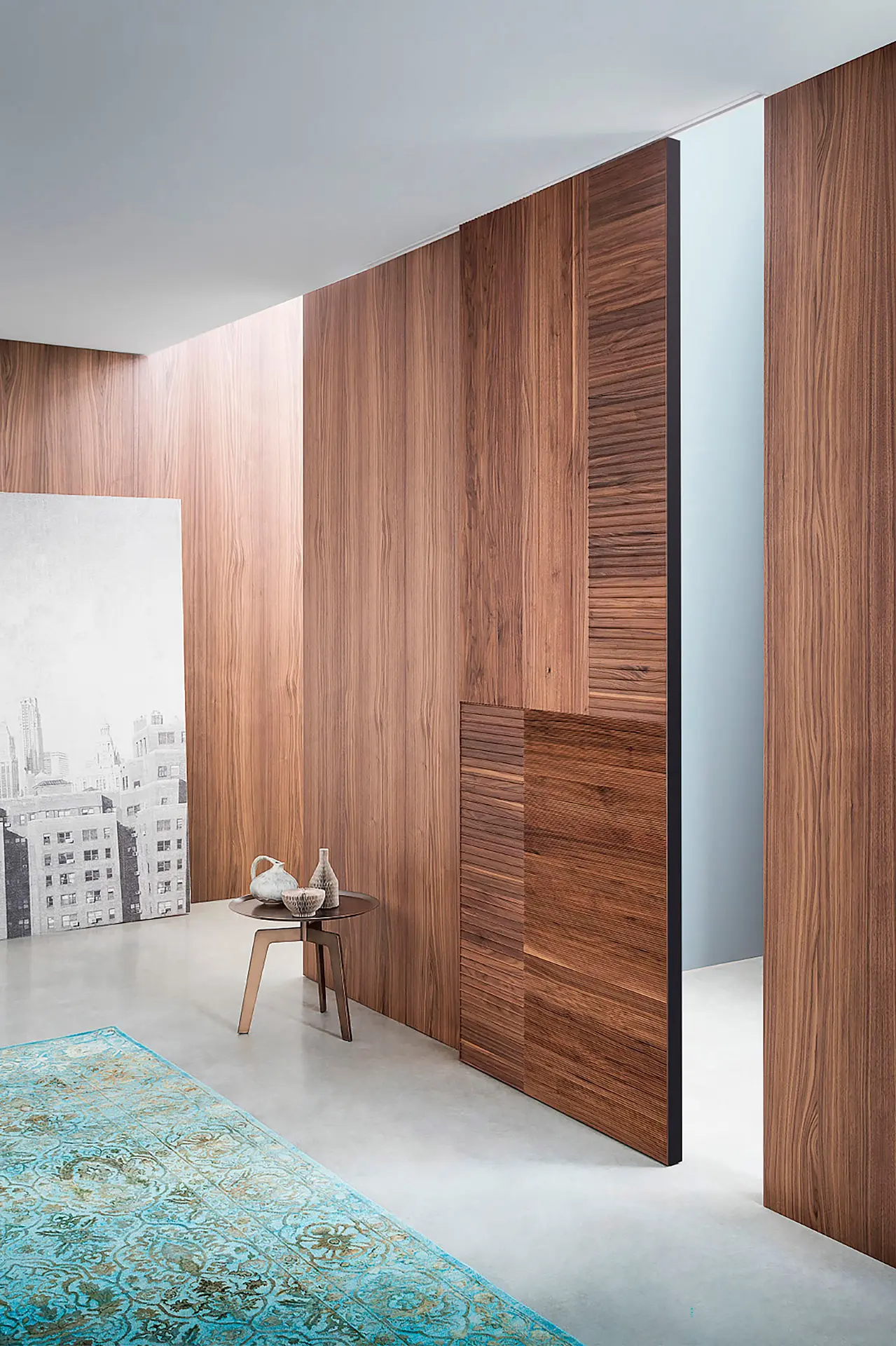 Sliding 50 line versione con finiture diverse sui due lati