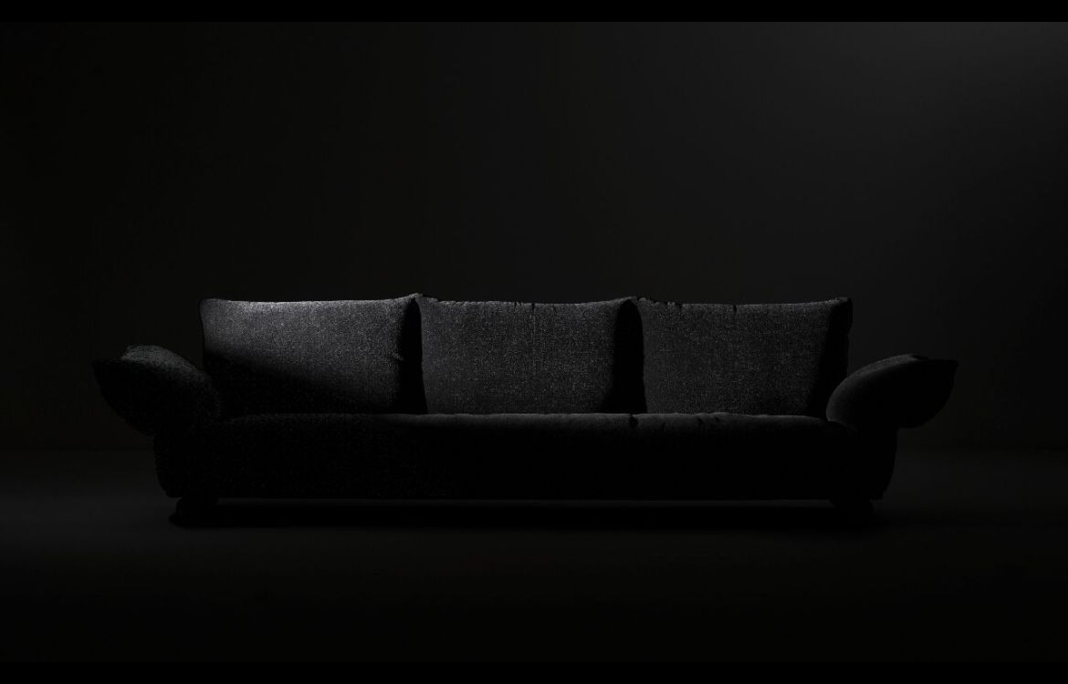 Dettaglio divano Standway con cuscino intelligente