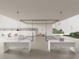 Postazioni di lavoro TREKO DV805 in ambiente ufficio