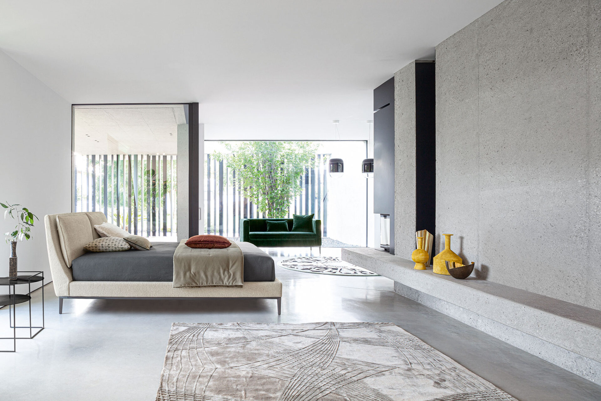 Letto matrimoniale Attico Twils in ambiente moderno