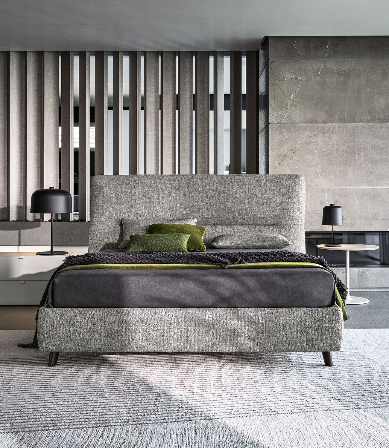 Particolare testiera letto matrimoniale Delight Twils