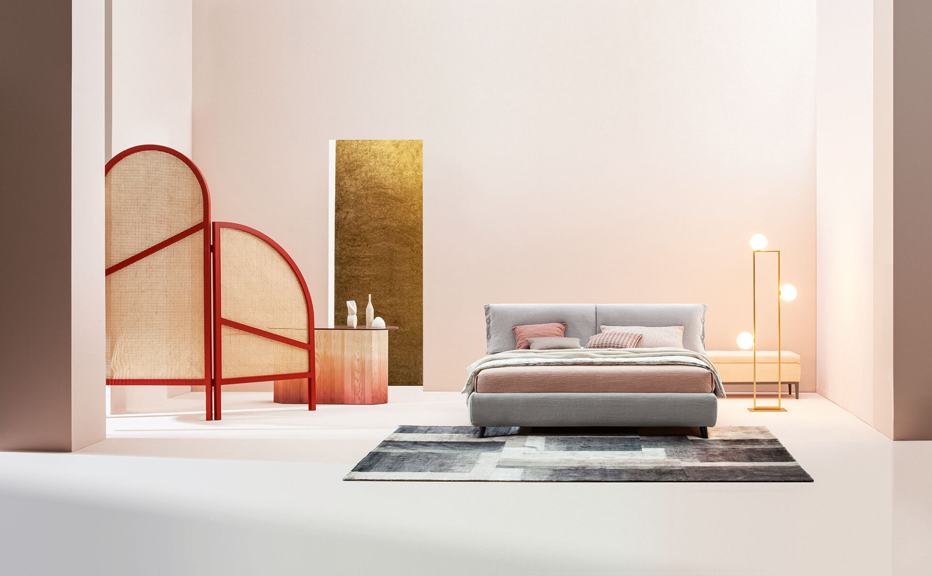 Letto matrimoniale Giselle ambientato in camera