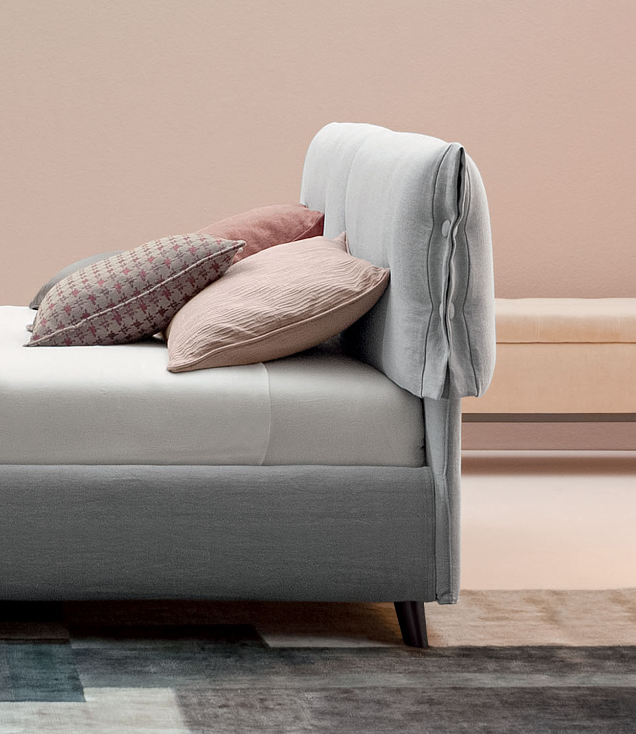 Letto matrimoniale Giselle vista frontale