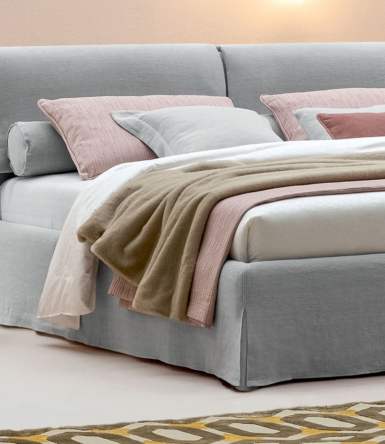 Dettaglio tessuto letto Giselle