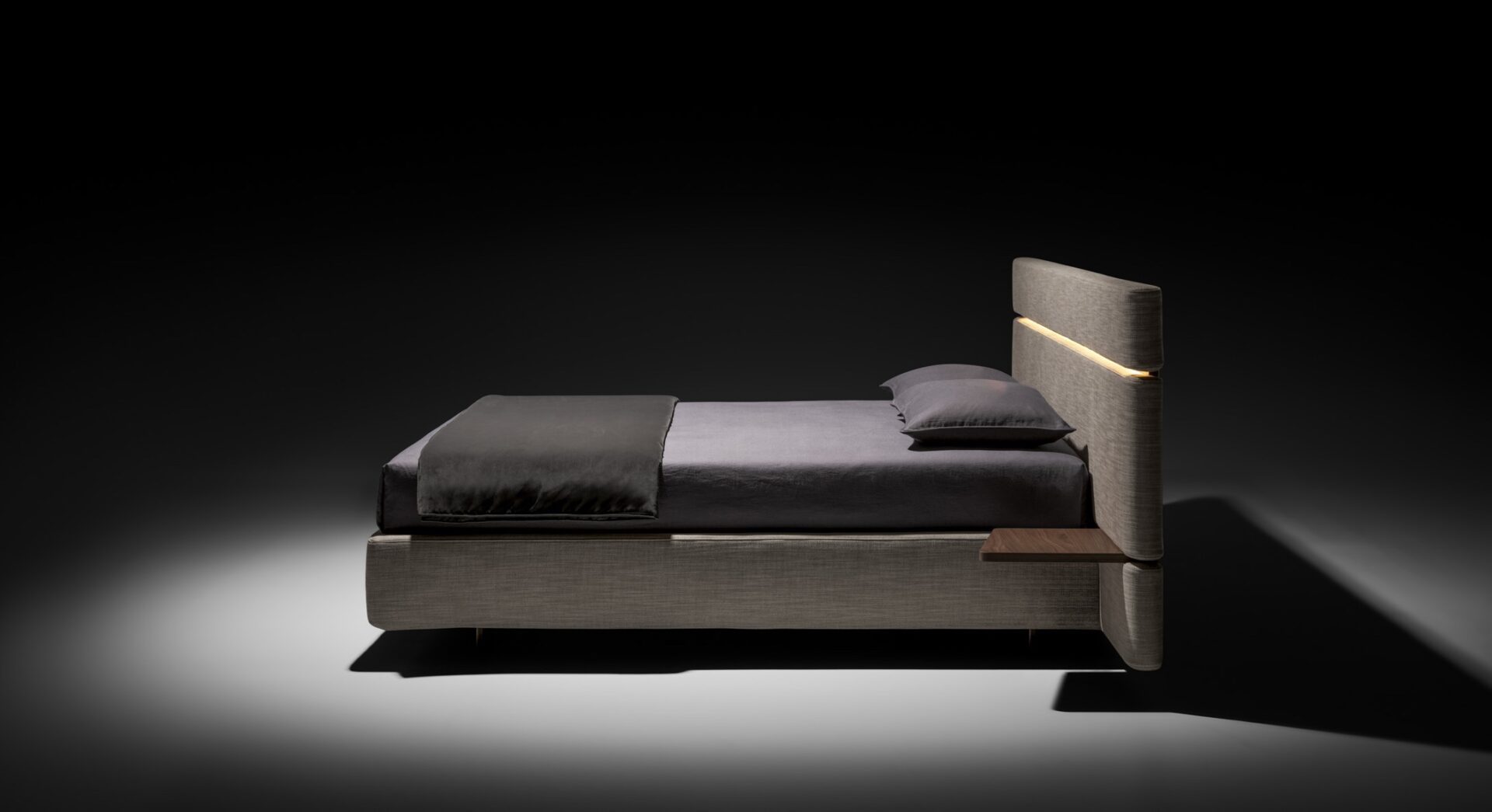 Letto matrimoniale Infinito Twils vista laterale