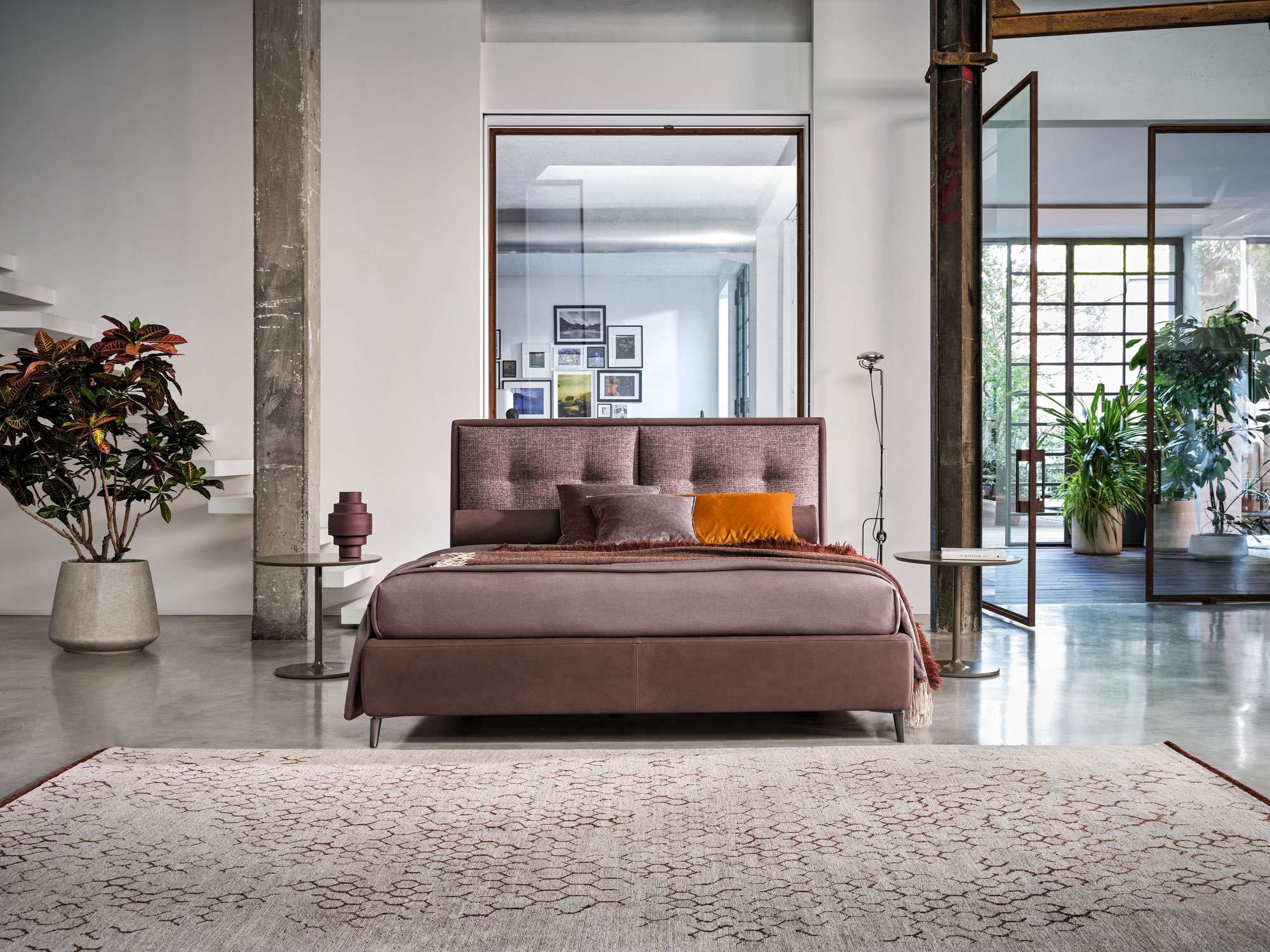 Particolare testiera letto Venus Twils