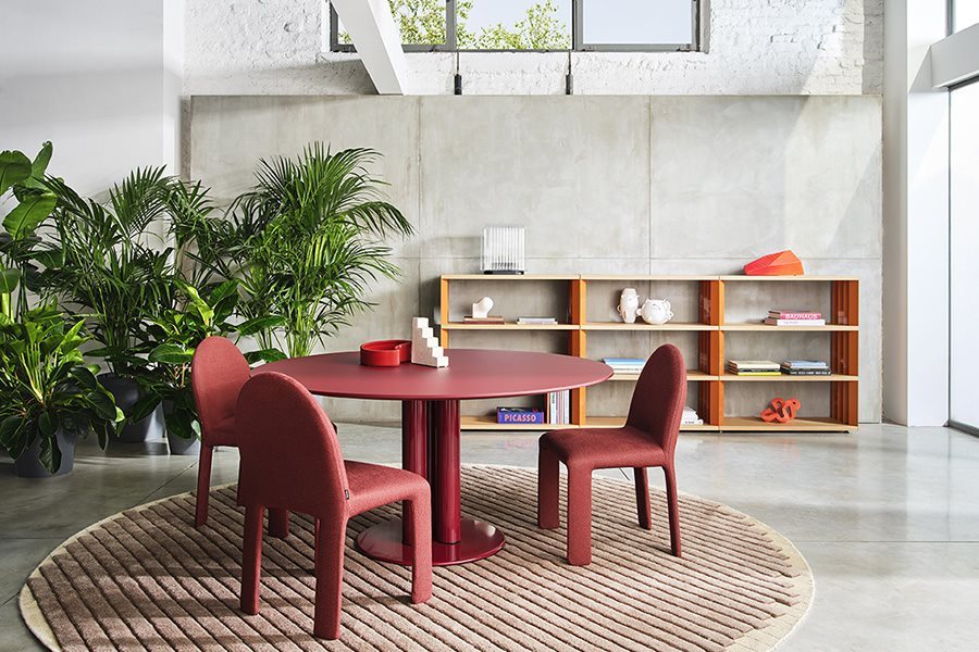 Sedia Nellee Zanotta con rivestimento amovibile