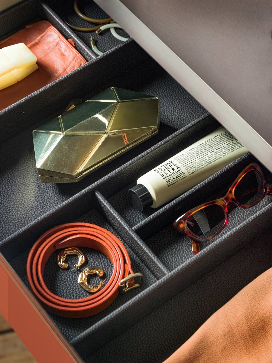 Interno armadio Smart Lago con cassetti e ripiani