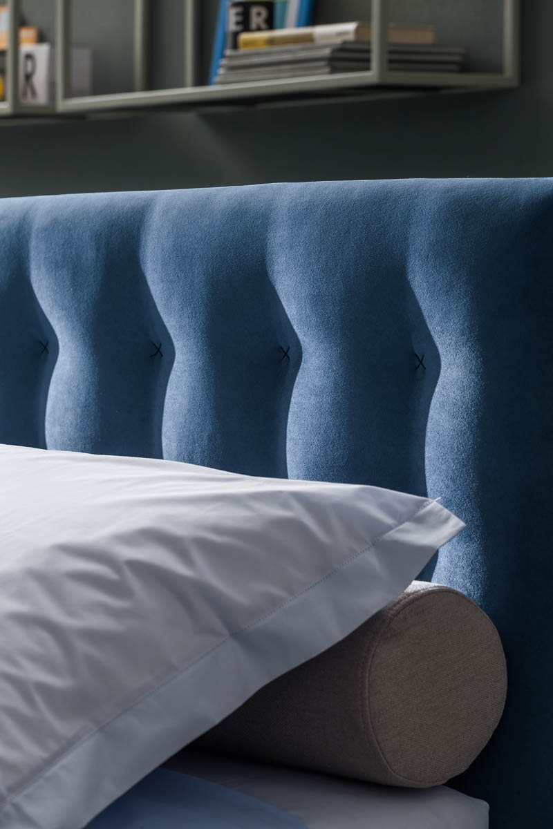 Letto Aster dettaglio rivestimento