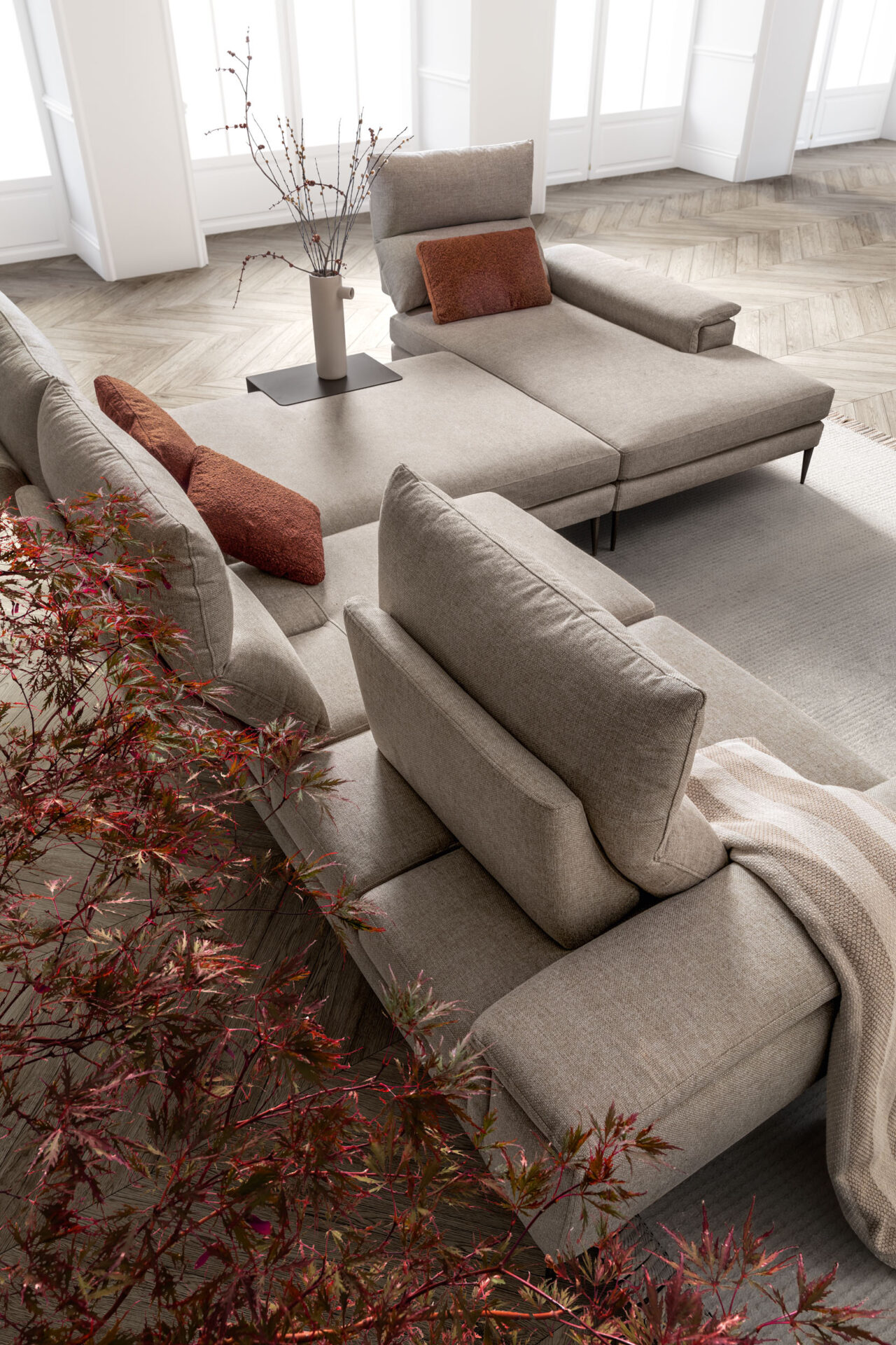 Dettaglio divano Astor Samoa Divani