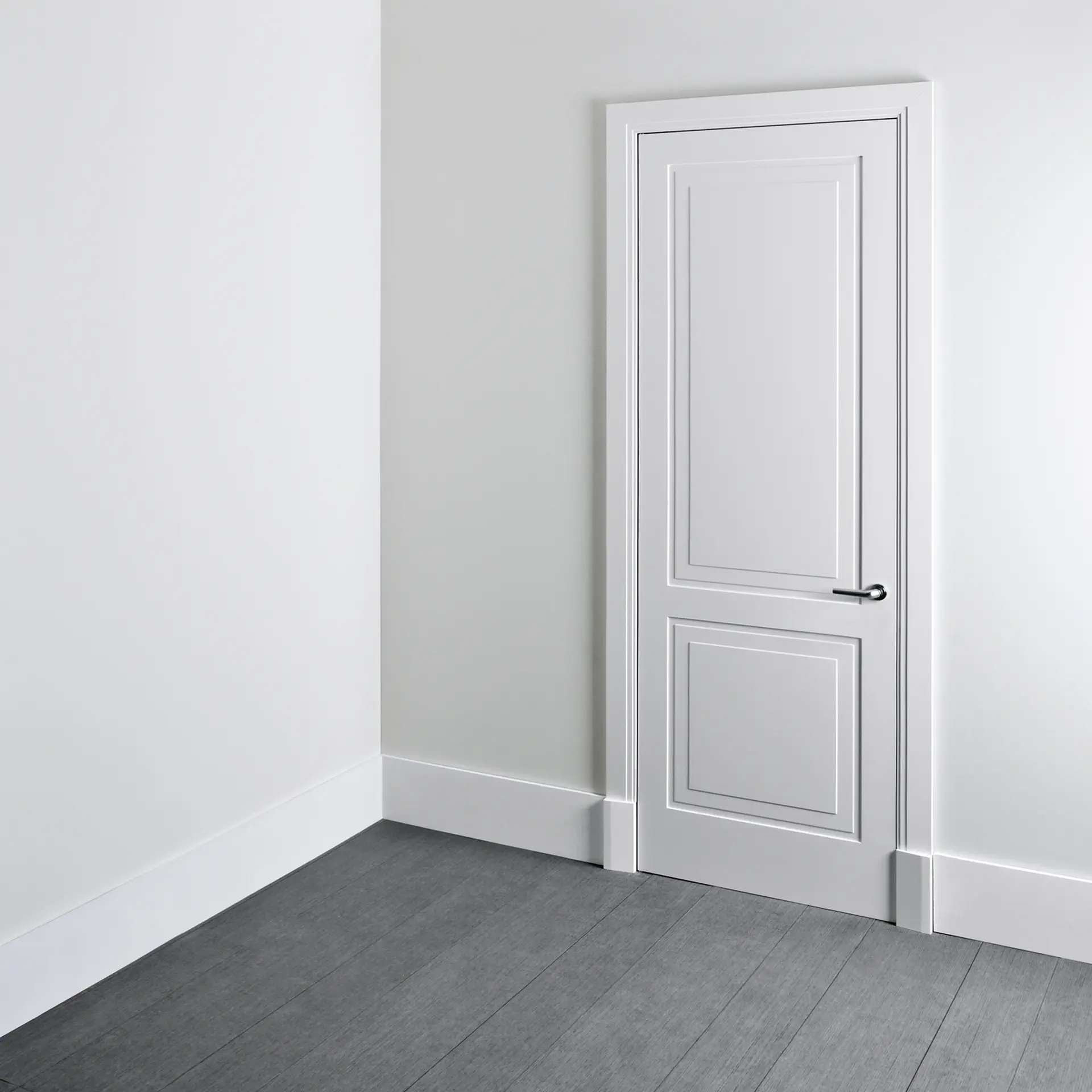 Porta Avenue con coprifilo telescopico in legno