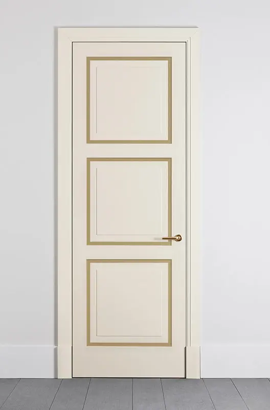 Dettaglio cerniere a scomparsa della porta Avenue