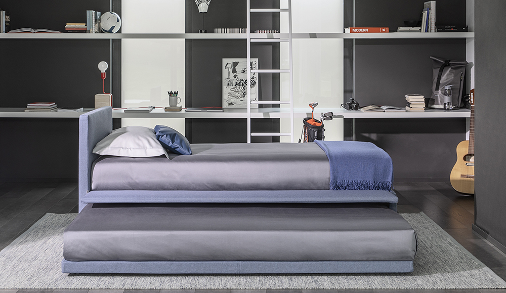 Letto singolo trasformabile Biss Flou
