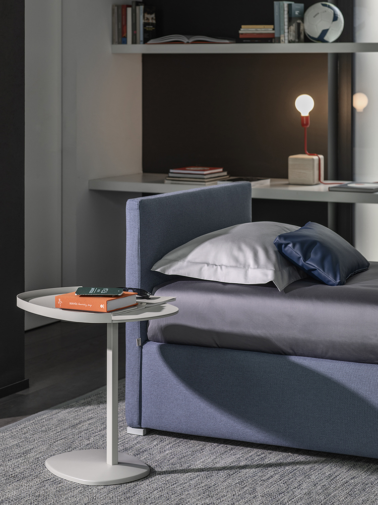 Letto Biss con base contenitore aperta
