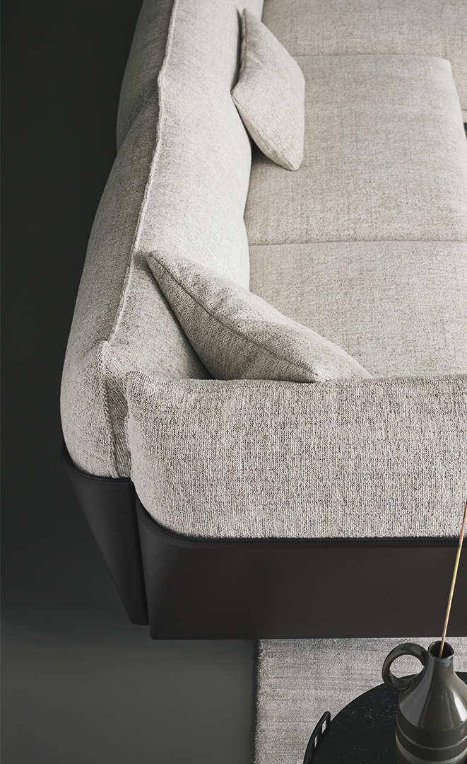 Divano Blend Bonaldo vista frontale