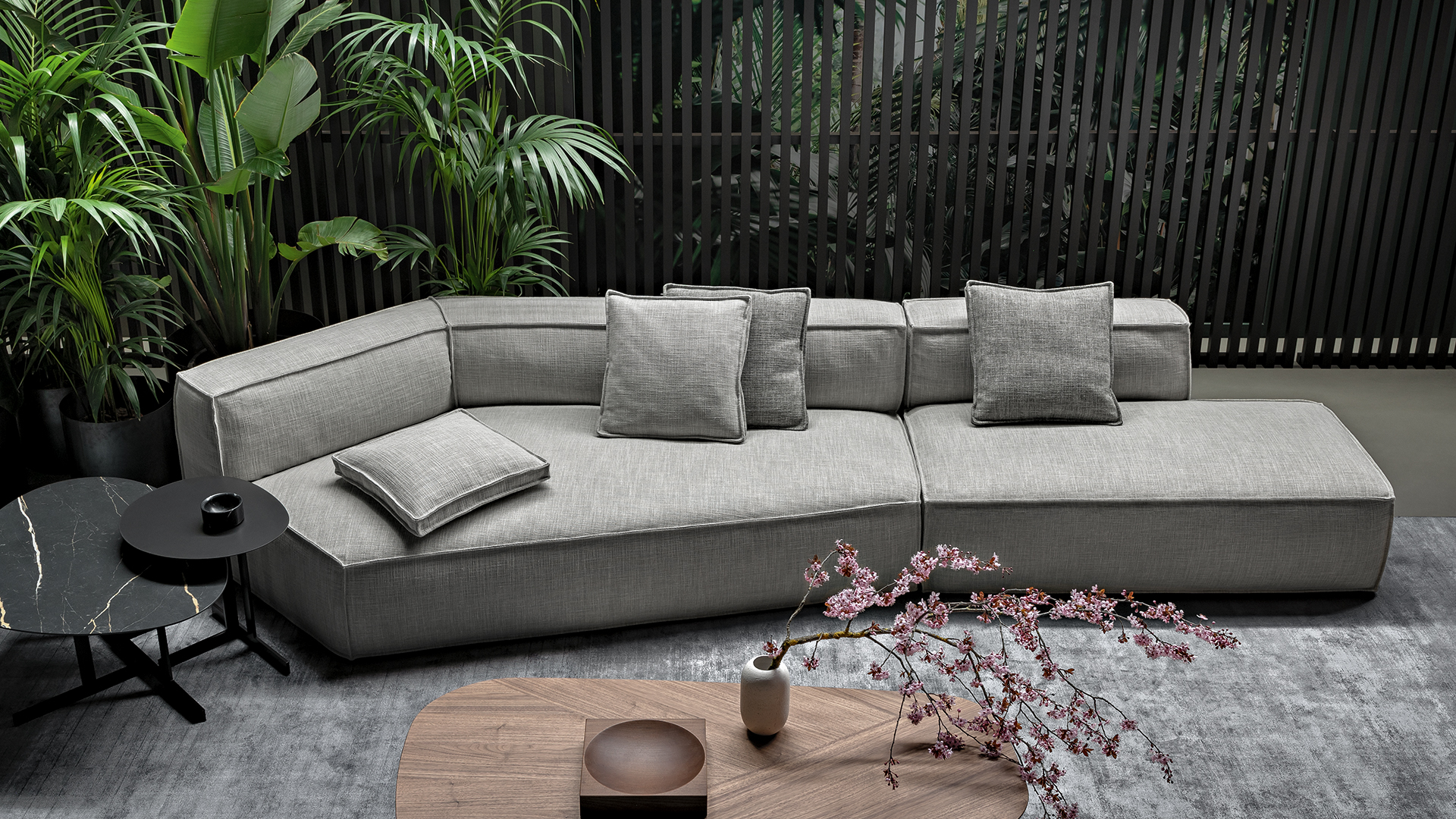 Peanut B.X Divano Componibile Bonaldo Vista Laterale