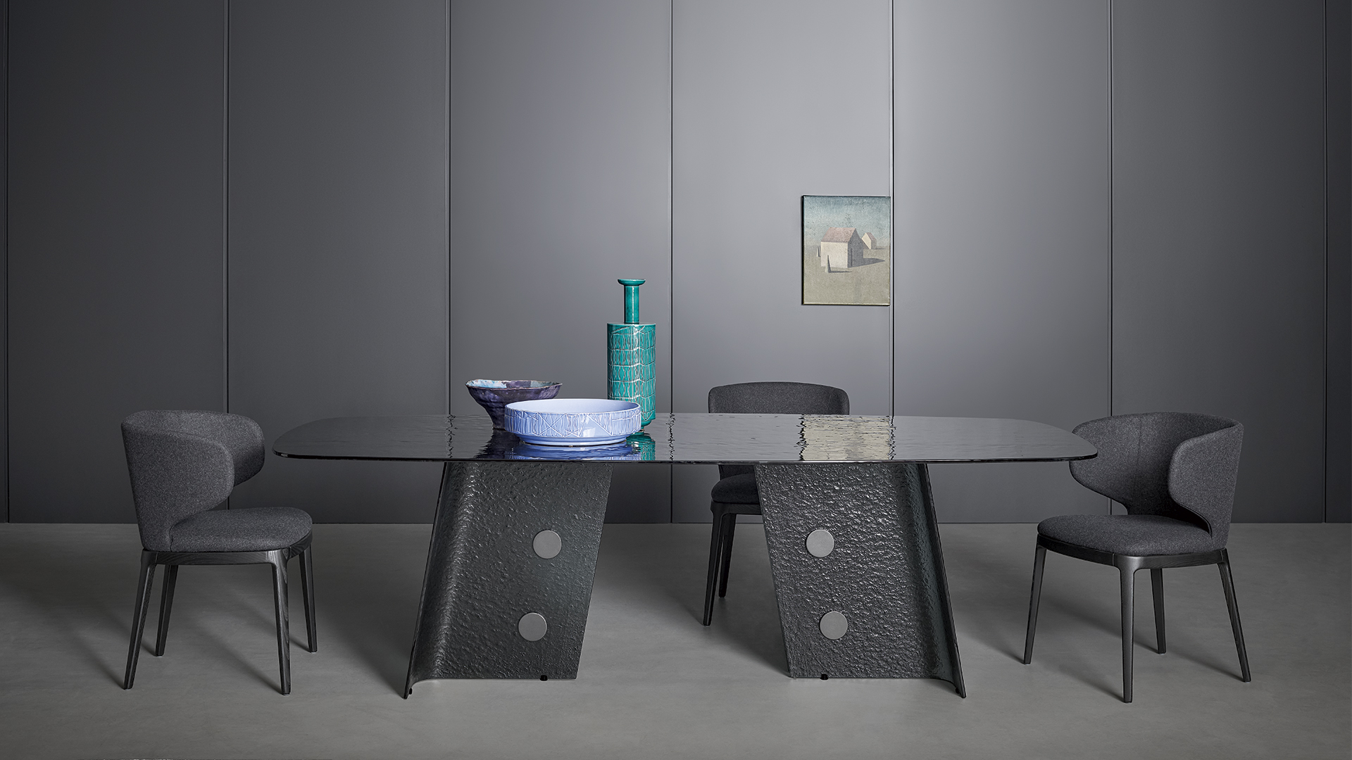 Tavolo moderno Botón Bonaldo in ambiente