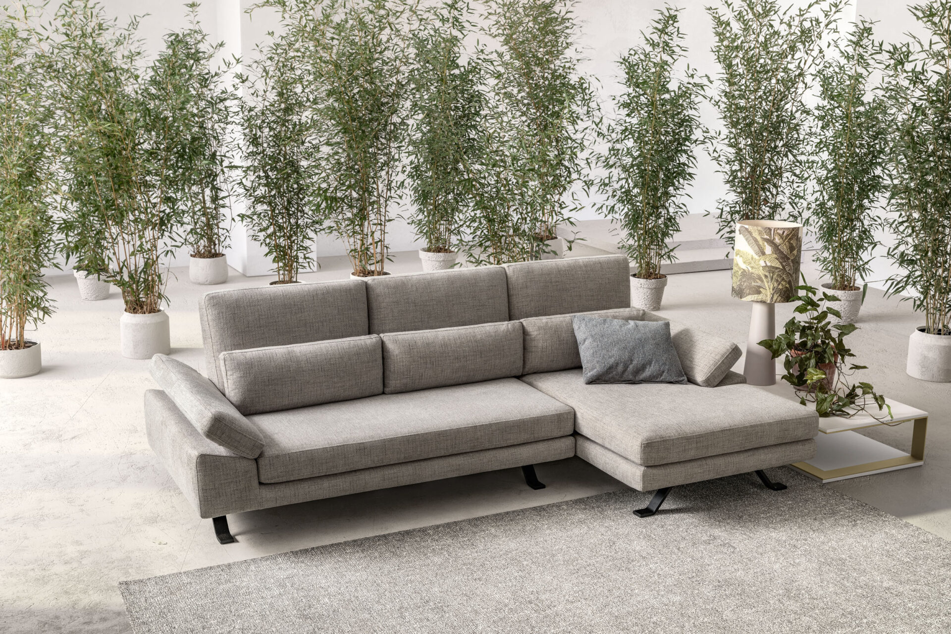 Divano Boss Samoa Divani vista totale ambiente