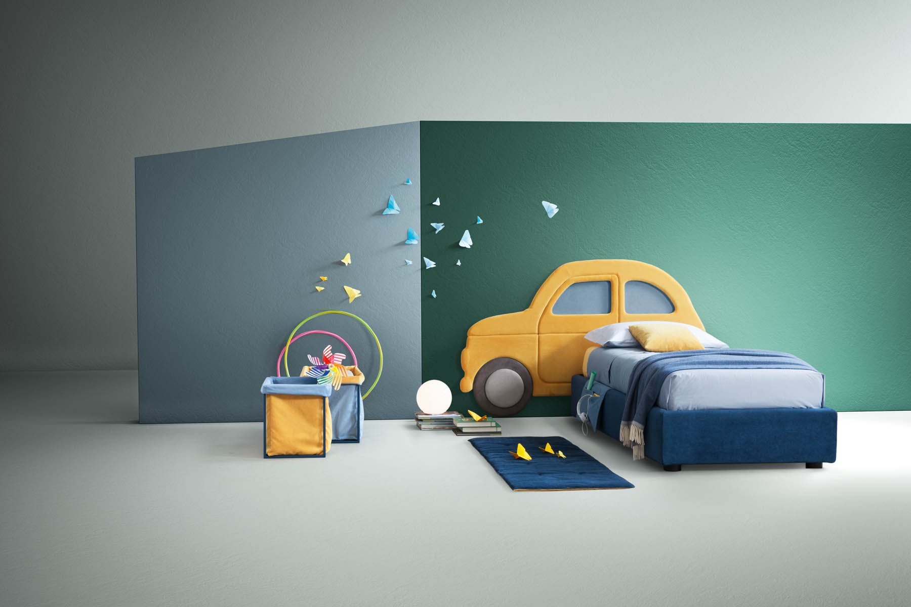 Pannello imbottito Car vista totale