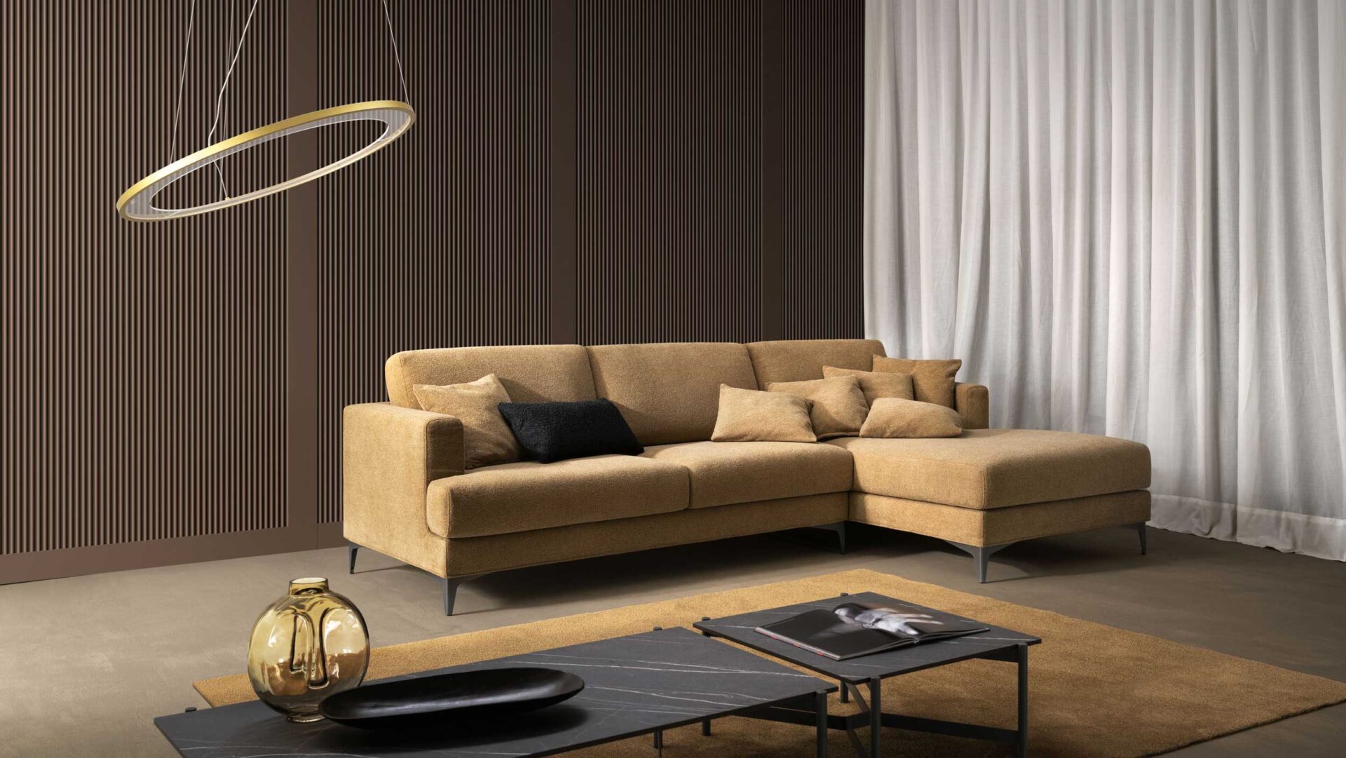 Vista totale divano Cherry Samoa Divani