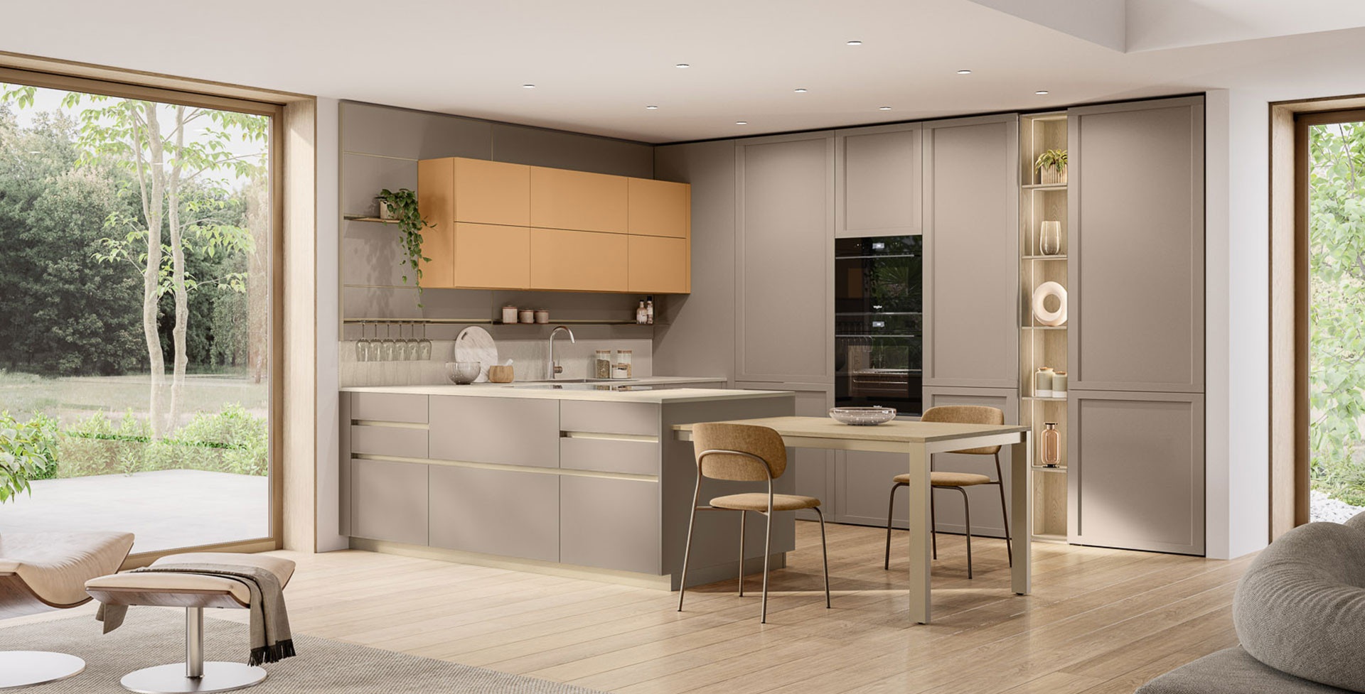 Convivio cucina Veneta Cucine vista frontale