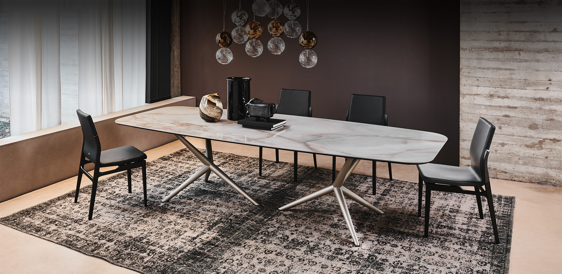 Piano in ceramica tavolo Atlantis Keramik