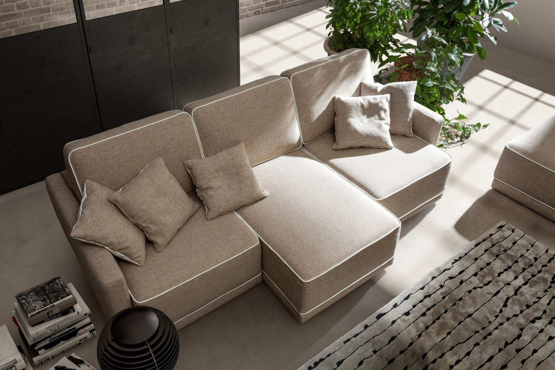 Divano Double Samoa Divani angolo laterale