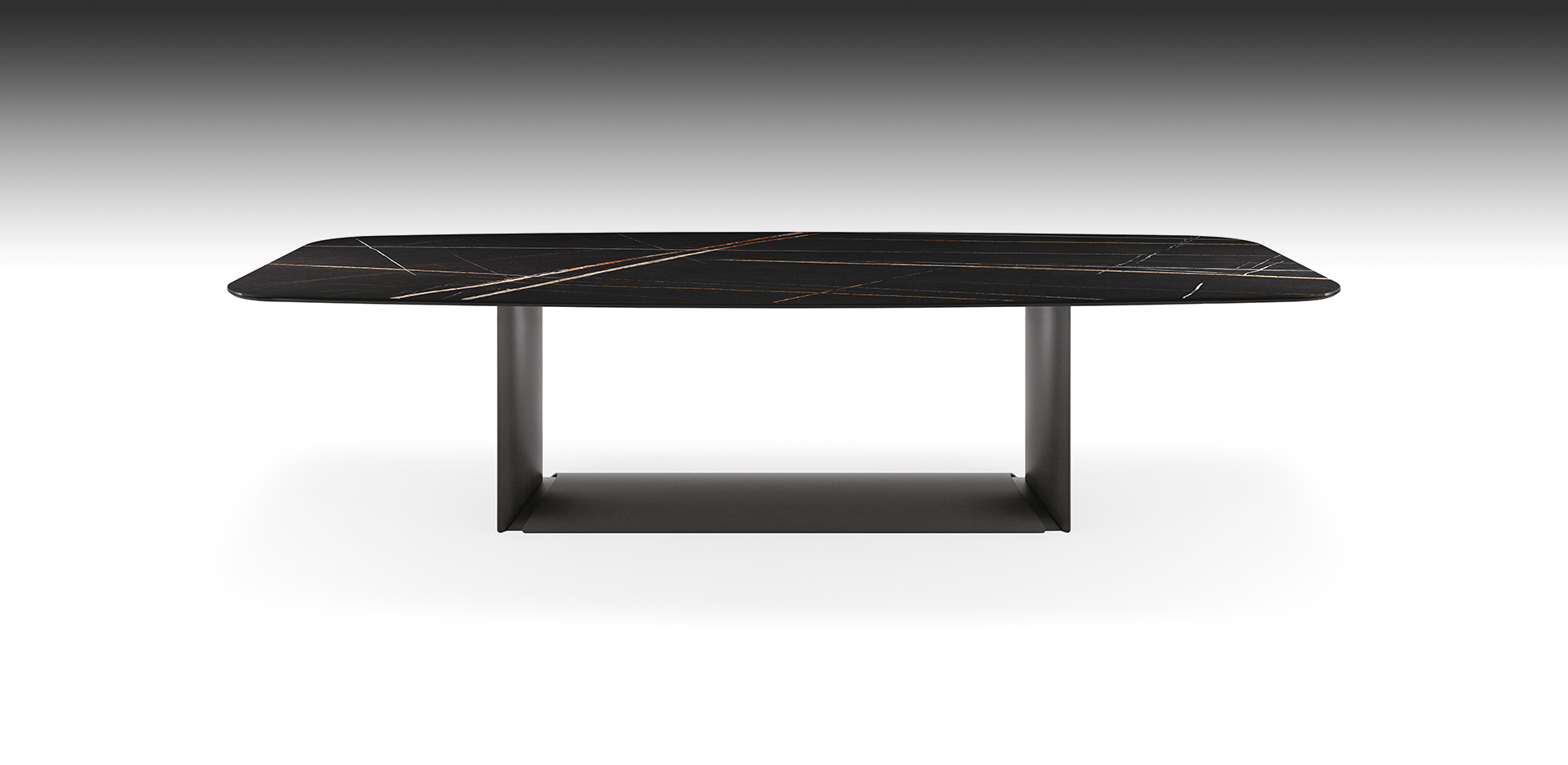 Particolare piano in ceramica del tavolo Dragon Keramik