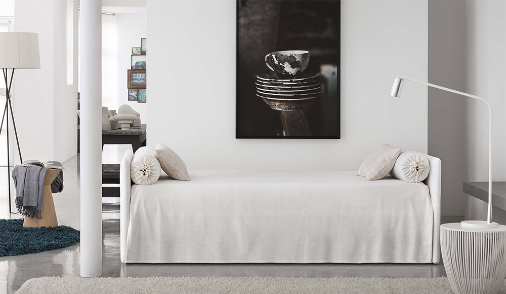 Letto Estraibile Trasformabile Duetto Flou