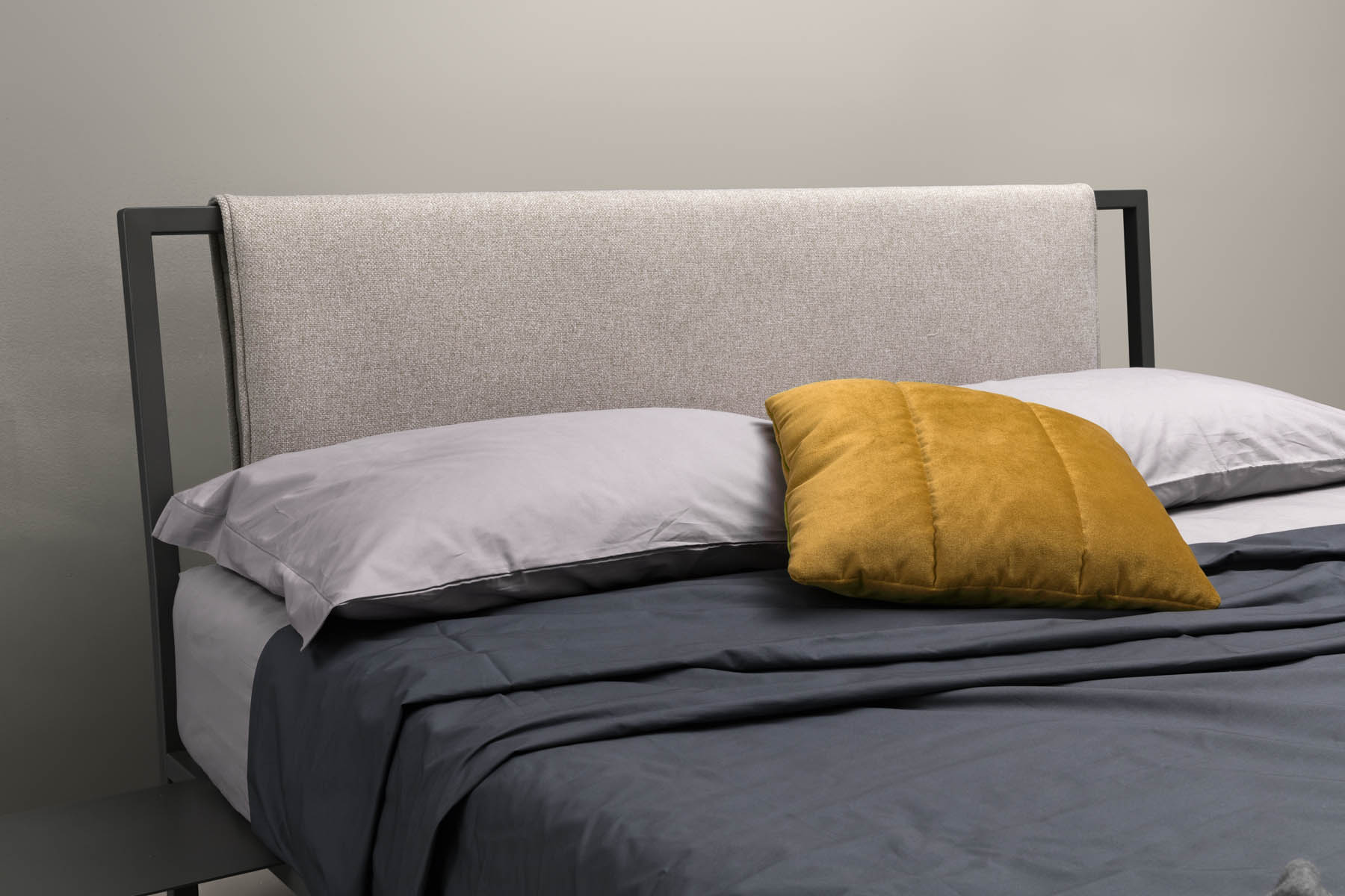 Letto imbottito Frame Samoa Divani dettaglio testiera