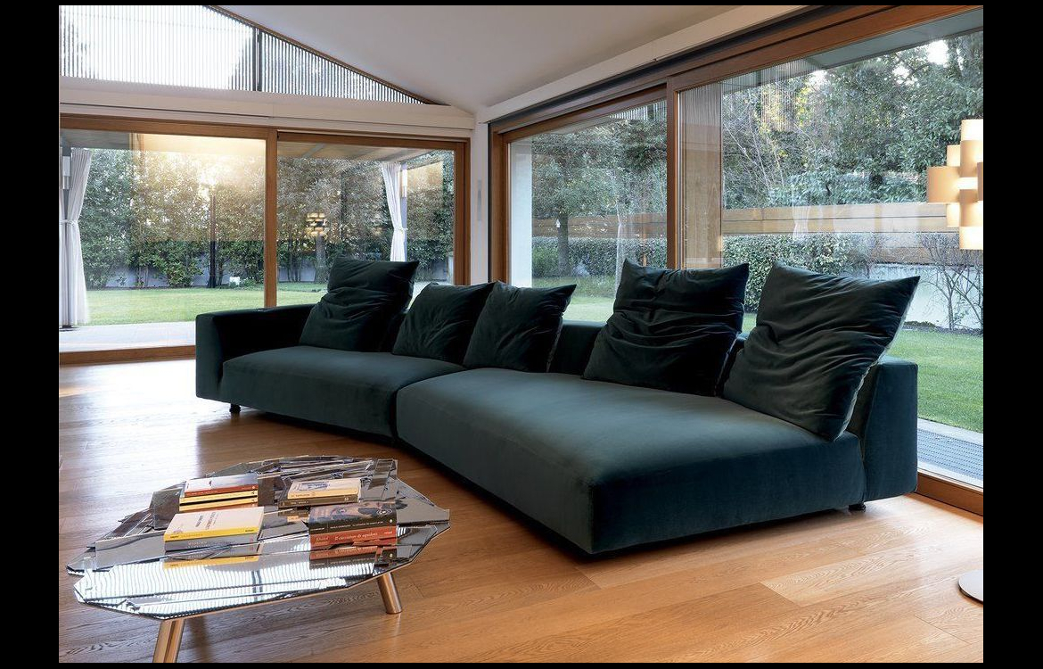 Divano Absolu Edra vista frontale