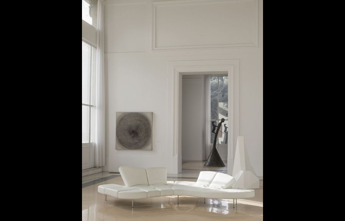 Divano Flap Edra in configurazione angolo conversazione