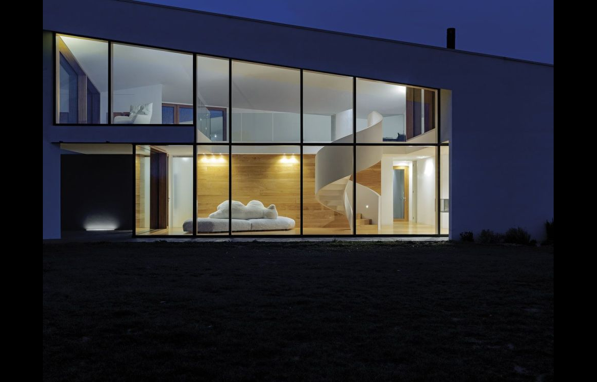 Divano Pack Edra vista laterale tessuto bianco