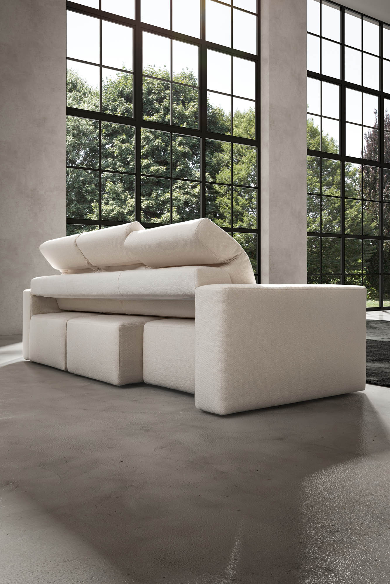 Dettaglio tessuto divano Glide Samoa Divani