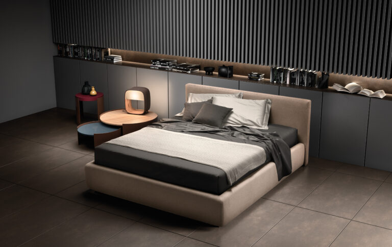 Letto imbottito Happy Samoa Divani angolo laterale