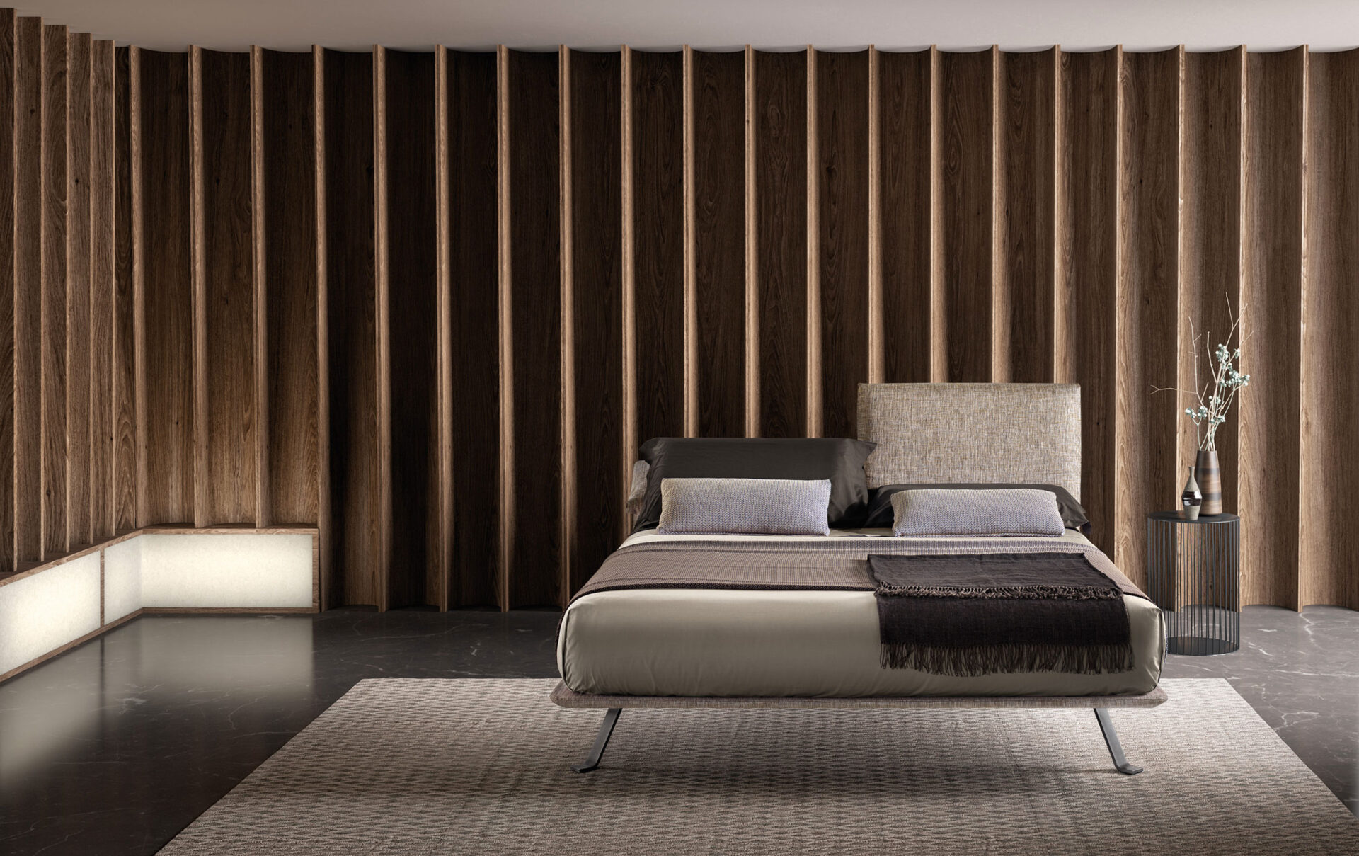 Letto imbottito Just Samoa Divani