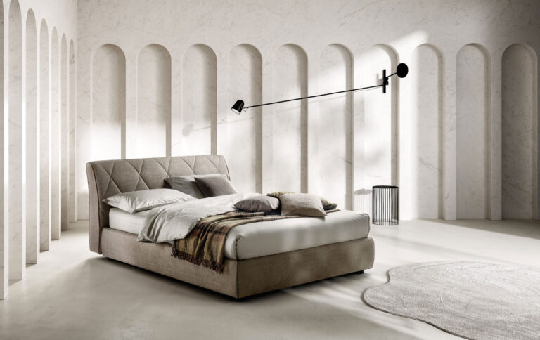 Letto imbottito Kilt ambientazione camera