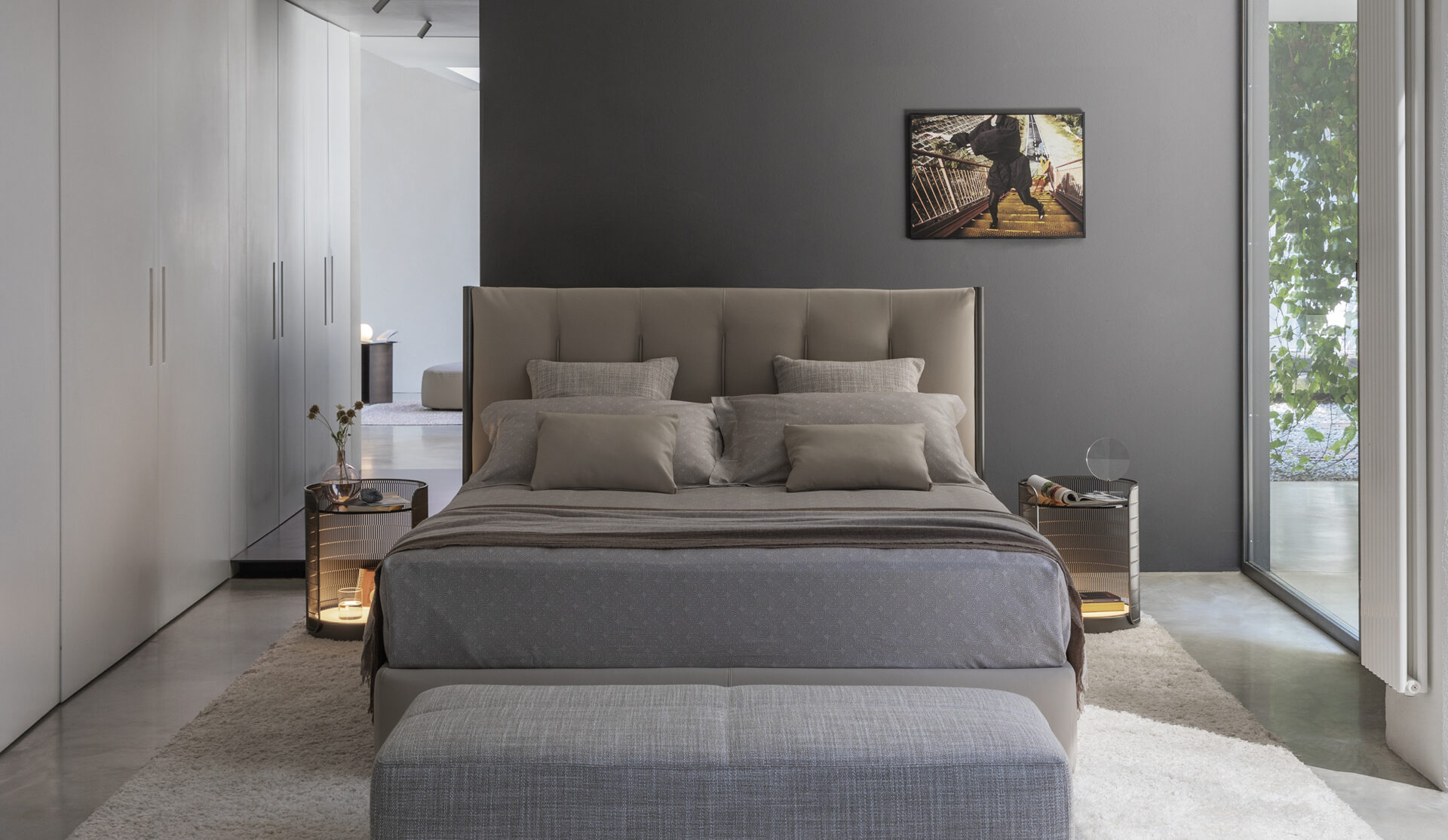 Letto matrimoniale Koi vista frontale