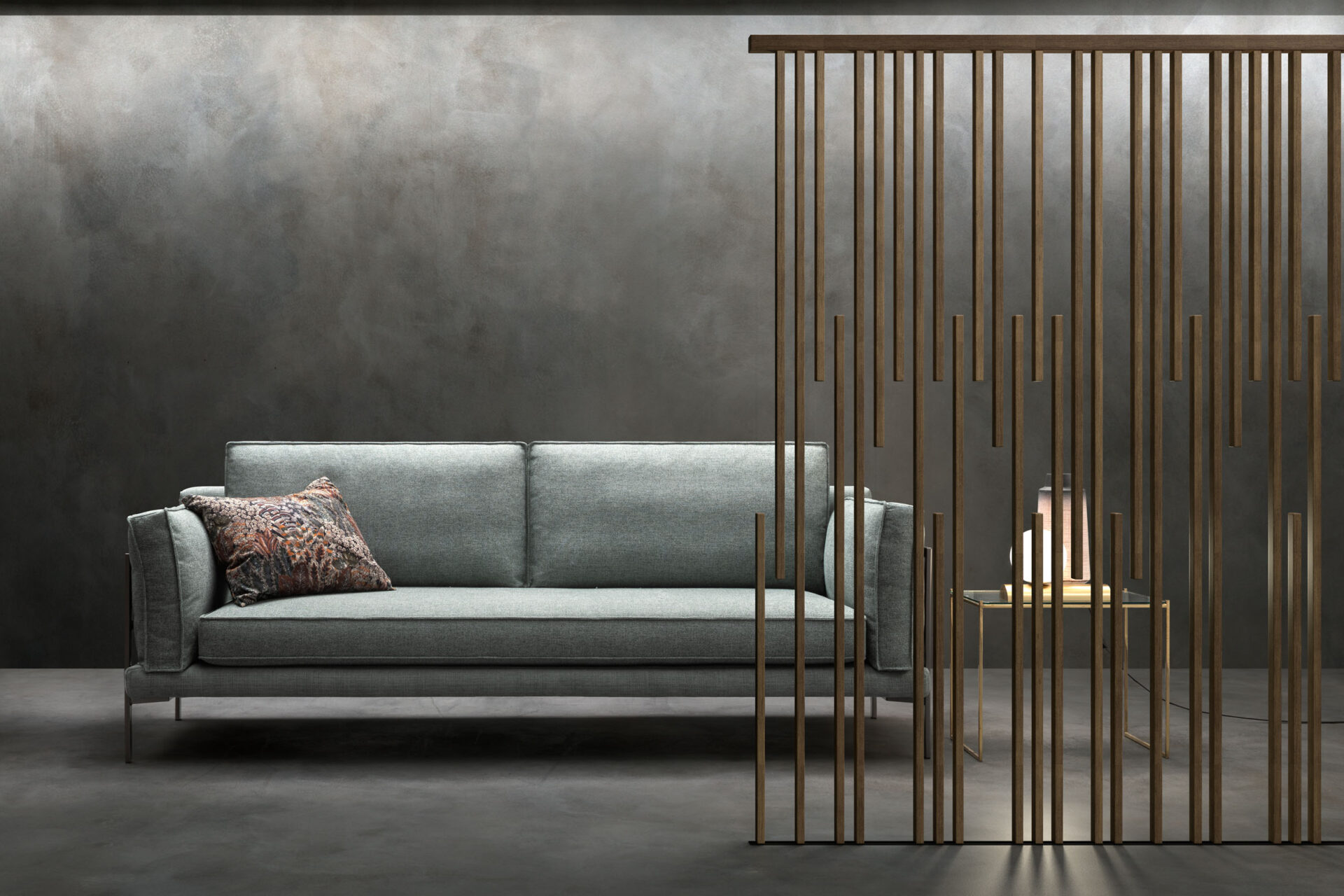 Divano Madison Samoa Divani dettaglio bracciolo