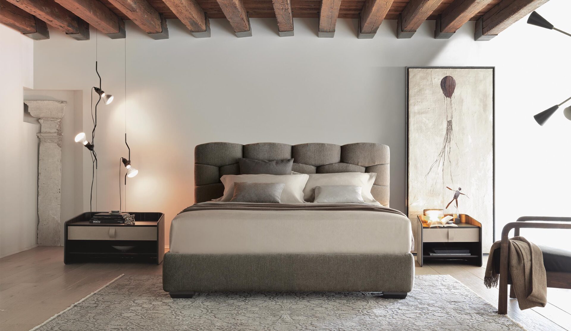 Letto matrimoniale Majal Flou