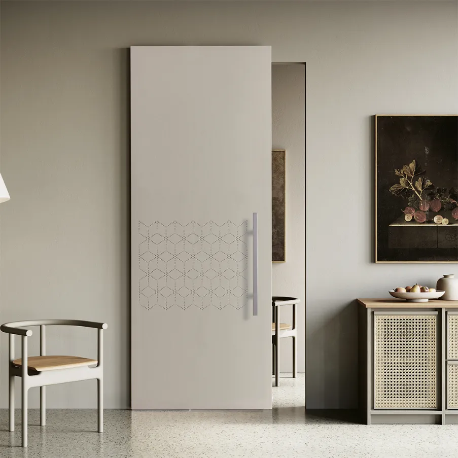 Porta interna Millepunti Bertolotto laccato opaco e pantografato